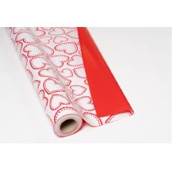 Bobina Celofan Love Hearts 70cmx50m