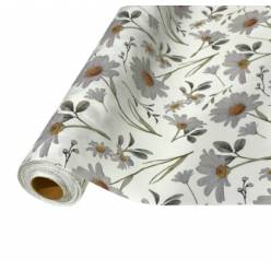 Bobina Papel Impermeable Margaritas 80x40m
