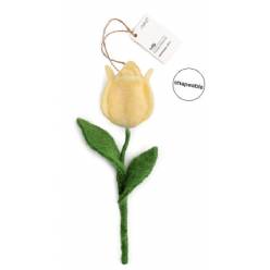 Colgante Tulip Amarillo 17cm "T12"