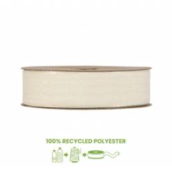 Cinta Ecovelour Crema 25mmx20m