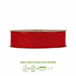 Cinta Ecovelour Rojo 25mmx20m