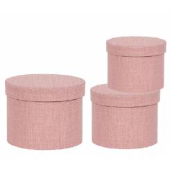 Sombrerera Dolce Rosa (Set 3uds)