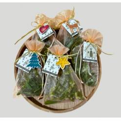 Muerdago Bolsa Organza con Detalle "CC30"