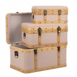 Baul Voyager Rosa (Set 3uds)