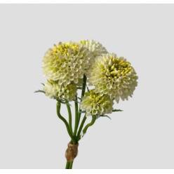Dalia Ball Artificial Crema (3 Tallos) 34Hcm