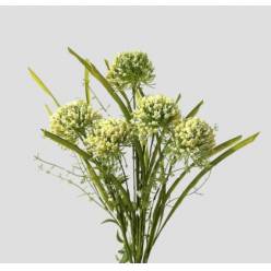 Ramo Allium Artificial Blanco 53cm