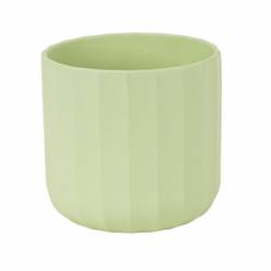 Cubremaceta Facetado Verde �12.5x12.5Hcm "T6"