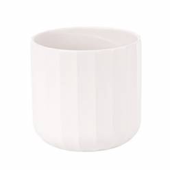 Cubremaceta Facetado Blanco �12.5x12.5Hcm "T6"