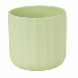 Cubremaceta Facetado Verde �17x17.5Hcm "T6"