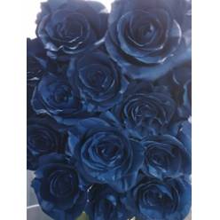 Rosa  Ecu. Tintada Dark Blue 60cm "T20"