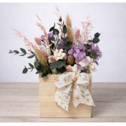 .Caja Flowers Malva 15Ax15Lx25Hcm "T5"