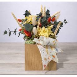 Caja Flowers Yellow 15Ax15Lx25Hcm "T5"