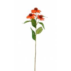 Echinacea Artificial Naranja 62cm