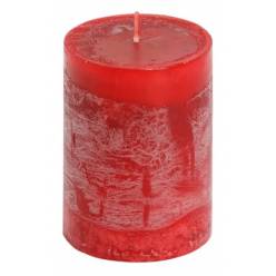 Vela Kyandir Roja �6.8x9.5Hcm "T8"