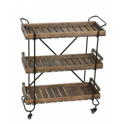Estanteria Lance Ruedas 90x40x109Hcm