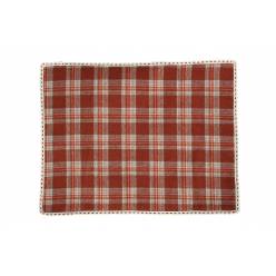 Salvamantel Tartan Rojo 45x35cm