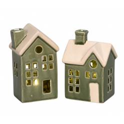 Casas Monschau Verde con LED "T6"
