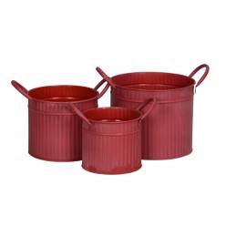 Cubremaceta Stripes Burdeos (Set 3uds)