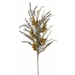 Rama Artificial Berry Amarilla 86cm
