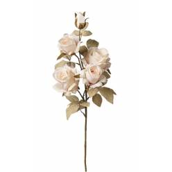 Rama Rosas Artificial Beige 75cm