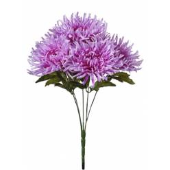 Ramo Uniflora Artificial Malva 46cm