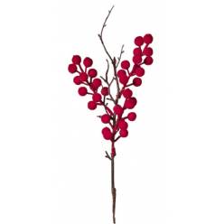 Rama Berry Velvet Artificial Rojo 46cm