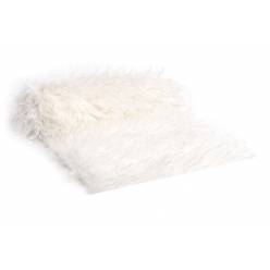 Camino Furry Long Blanco 30cmx1.5m