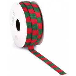 Cinta Stripi Rojo y Verde 11mmx10m