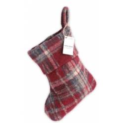 Calcetin Tartan Classic Rojo 18x16cm