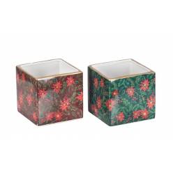 Cubremaceta Floreale 12x12x12Hcm "T2"