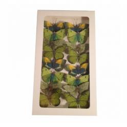 Mariposas Ibon Verde 6cm "T16"