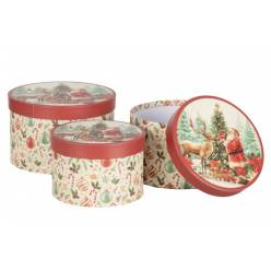 Sombrerera Natale (Set 3uds)