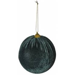 Bola Velluto Verde �12cm "T6"