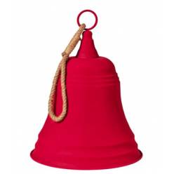 Campana Flock Rojo �41.5x52Hcm