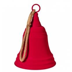 Campana Flock Rojo �31x43.5Hcm