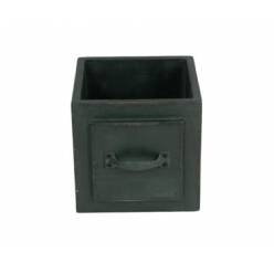 Cajon Amadis Verde 14x14x13.5Hcm