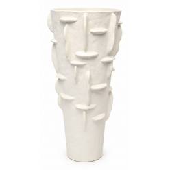 Jarron Vulcania Crema �24.5x49.7Hcm