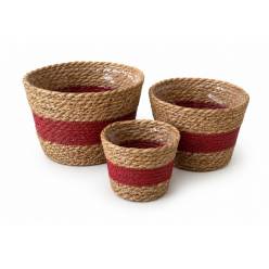 Cesta Coral (Set 3uds)