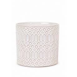 Cubremaceta Alhambra Blanca �15.5x16Hcm