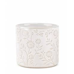 Cubremaceta Garden Blanca �15.5x16Hcm