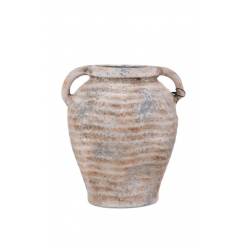 Jarron Anfora Azul Claro �11/22x26Hcm