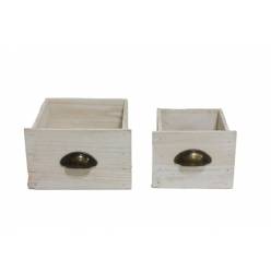 Cajon Siena Blanco (Set 2uds)