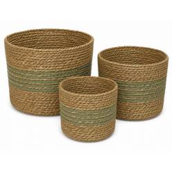 Cesta Maia Verde (Set 3uds)
