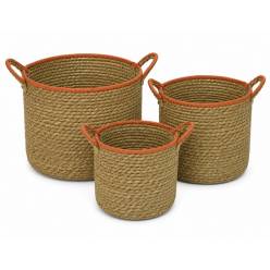 Cesta Eos Naranja (Set 3uds)