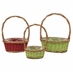 Cesta Natale (Set 3uds)