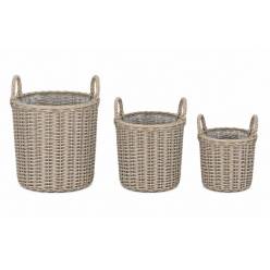 Cesto Ninfea (Set 3uds)