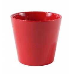 Cubremaceta Alice Rojo Brillo �14x14Hcm