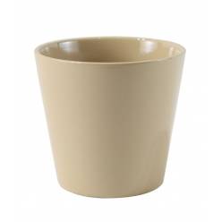 Cubremaceta Alice Beige Brillo �14x14Hcm