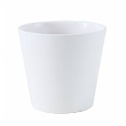 Cubremaceta Alice Blanco Brillo �14x14Hcm