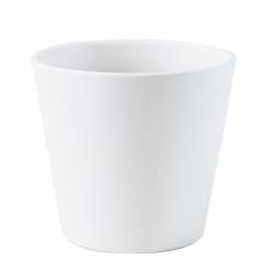 Cubremaceta Alice Blanco Mate �14x14Hcm